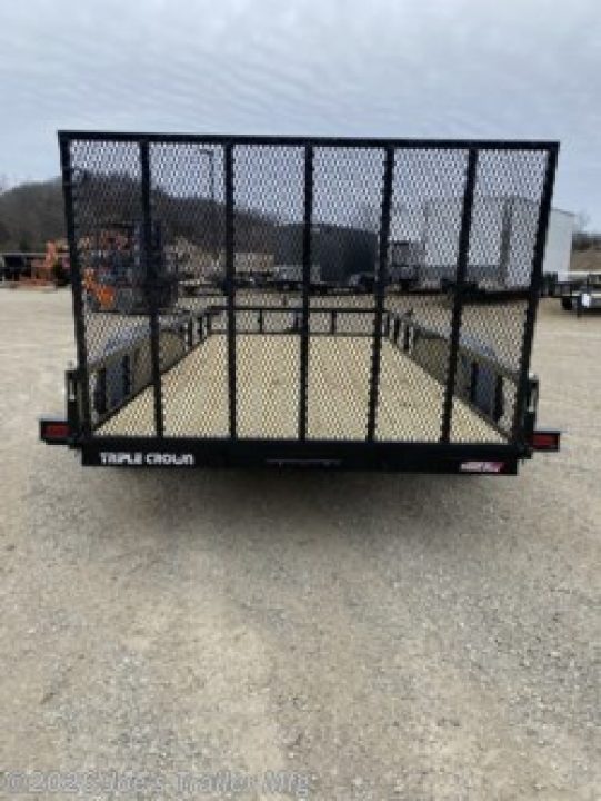 New 2025 Triple Crown Trailers U6X12TG Utility Trailer