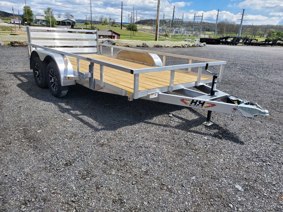New 2026 H&H Trailers Aluminum Utility Trailer / 82"x14'/ 7000GVWR