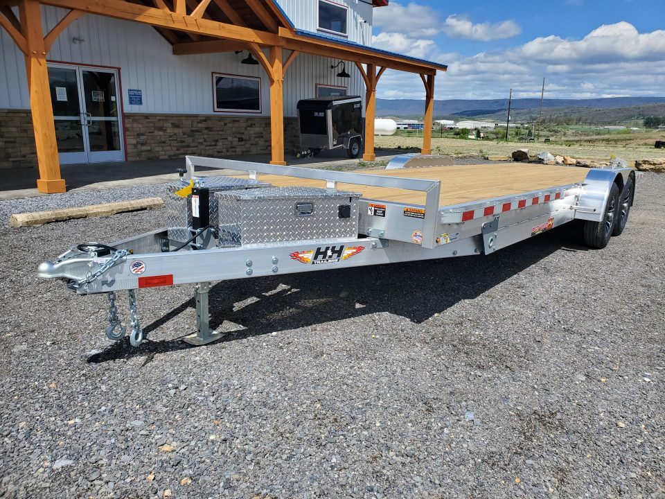 New 2026 H&H Trailers Aluminum Car Hauler / 82"x24' / 9900GVWR