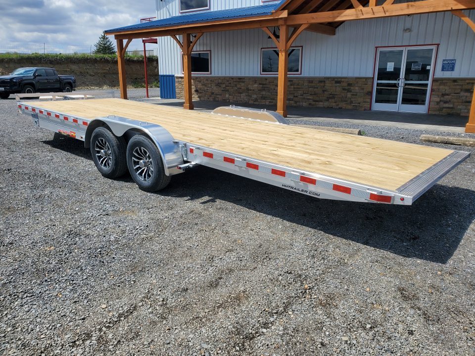 New 2026 H&H Trailers Aluminum Car Hauler / 82"x24' / 9900GVWR