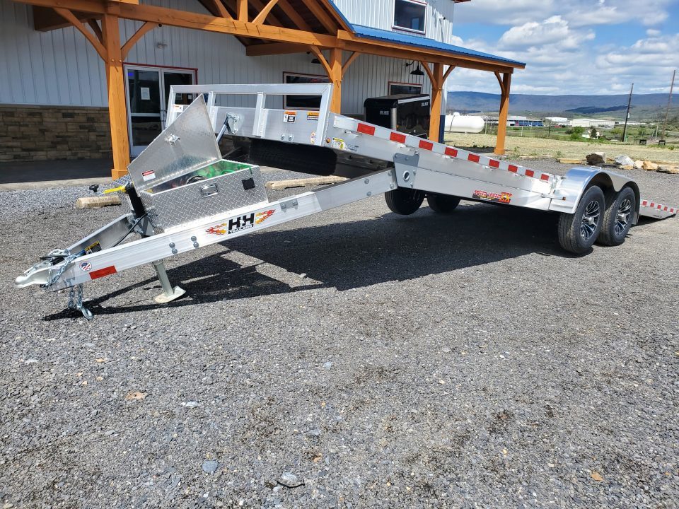 New 2026 H&H Trailers Aluminum Car Hauler / 82"x24' / 9900GVWR