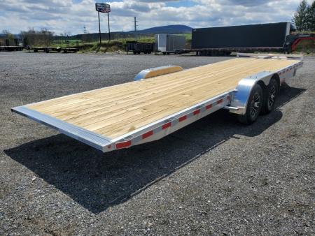 New 2026 H&H Trailers Aluminum Car Hauler / 82"x24' / 9900GVWR
