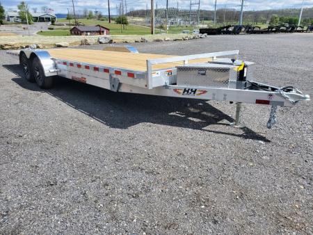 New 2026 H&H Trailers Aluminum Car Hauler / 82"x24' / 9900GVWR