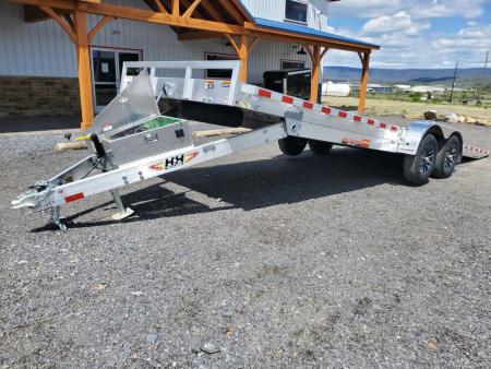 New 2026 H&H Trailers Aluminum Car Hauler / 82"x24' / 9900GVWR