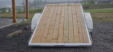 New 2026 H&H Trailers Aluminum Car Hauler / 82"x 22' / 9900 GVWR