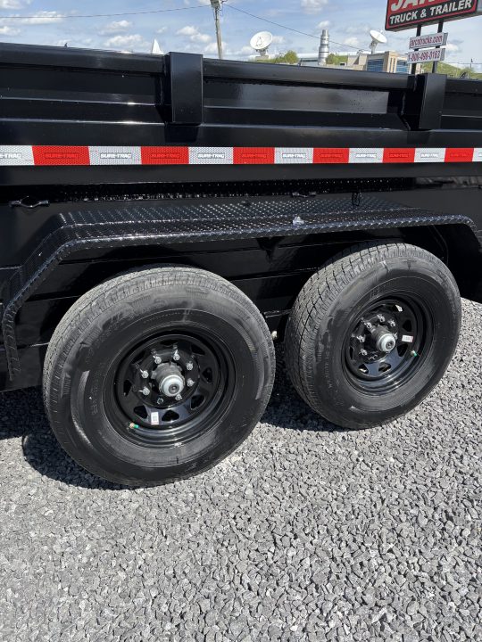 New 2026 Sure-Trac 7 x 12 HD Low Profile Telescopic Dump Trailer