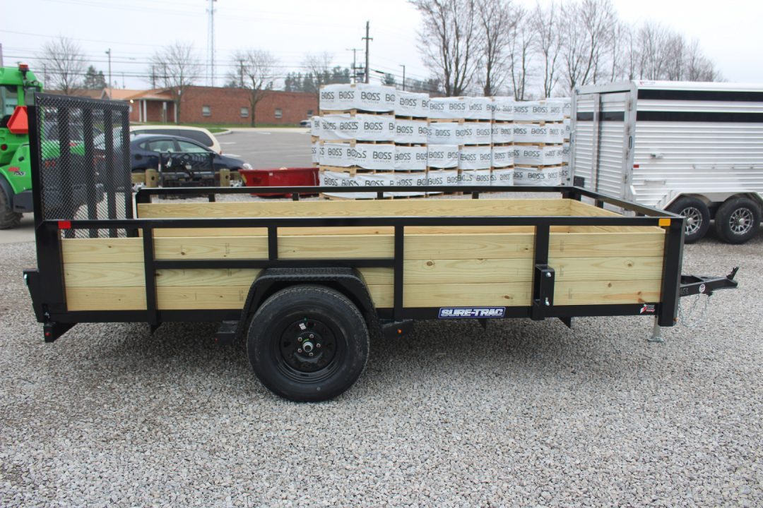 New 2026 Sure-Trac 6' x 12' 3-Board Utility Trailer - 2990# GVW
