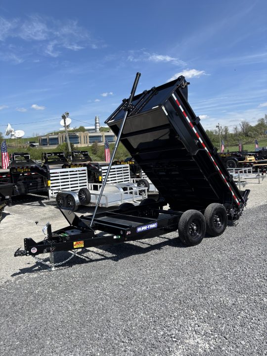 New 2026 Sure-Trac 7 x 12 HD Low Profile Telescopic Dump Trailer