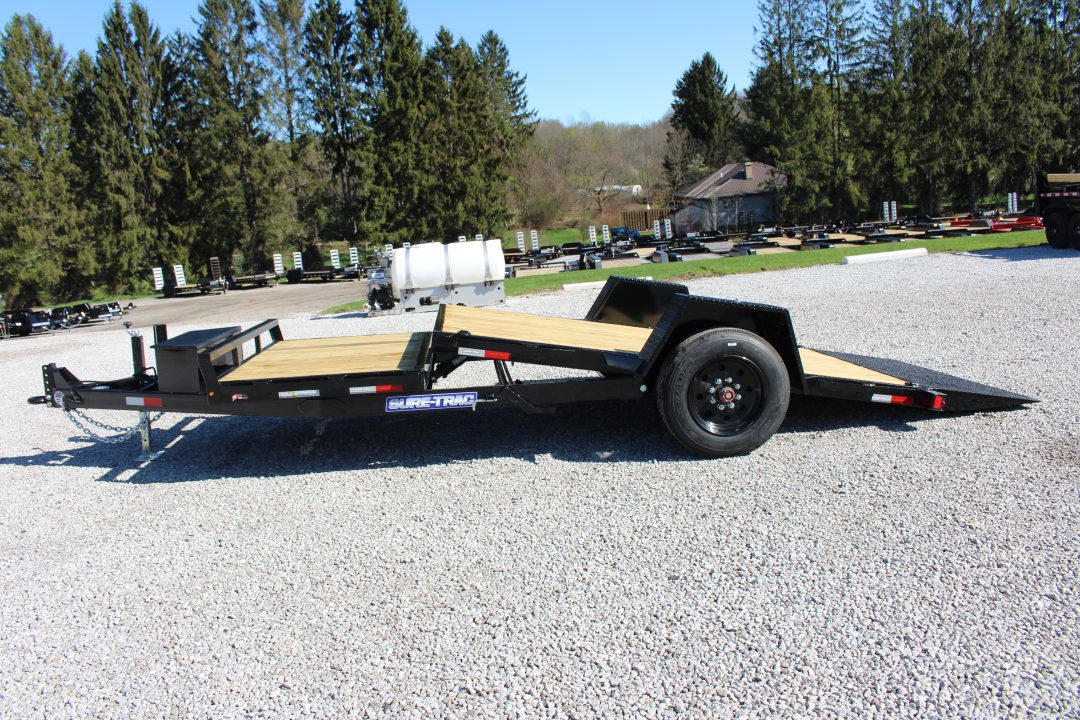 New 2026 Sure-Trac 6' 6" x 12+4' Gravity Tilt Trailer - 10000# GVW