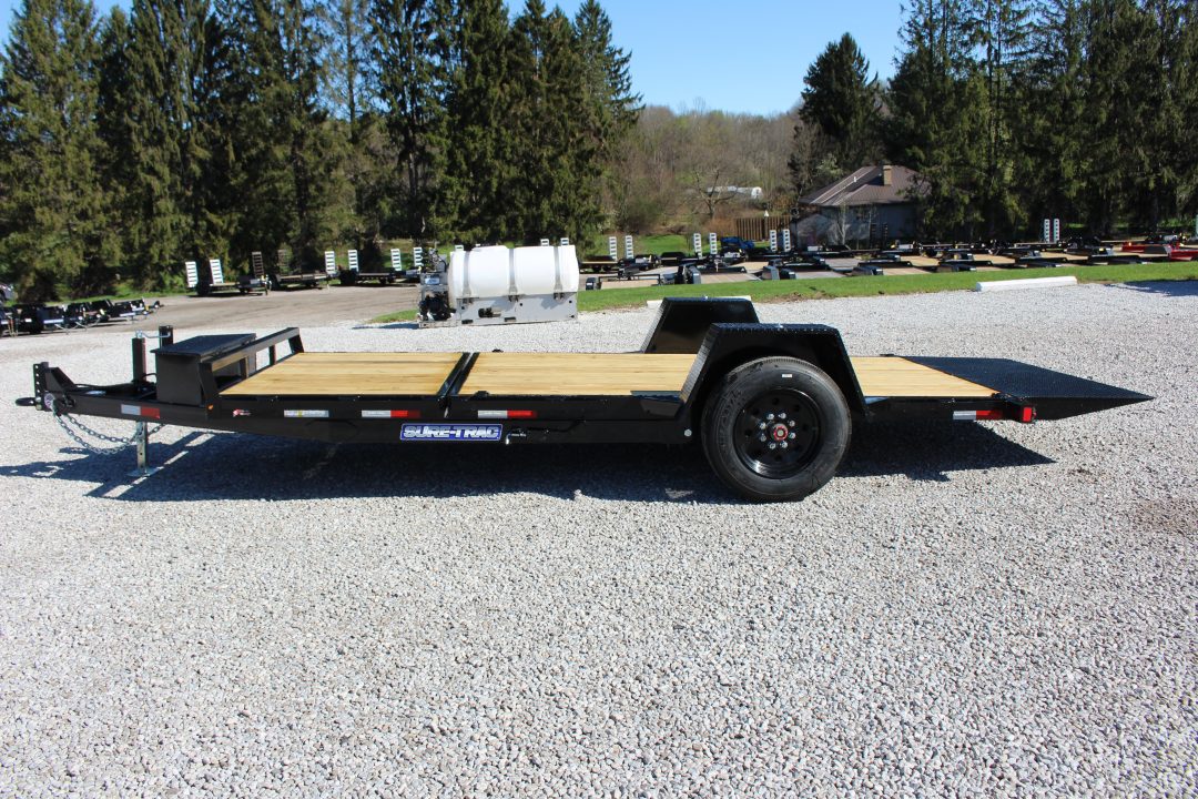 New 2026 Sure-Trac 6' 6" x 12+4' Gravity Tilt Trailer - 10000# GVW
