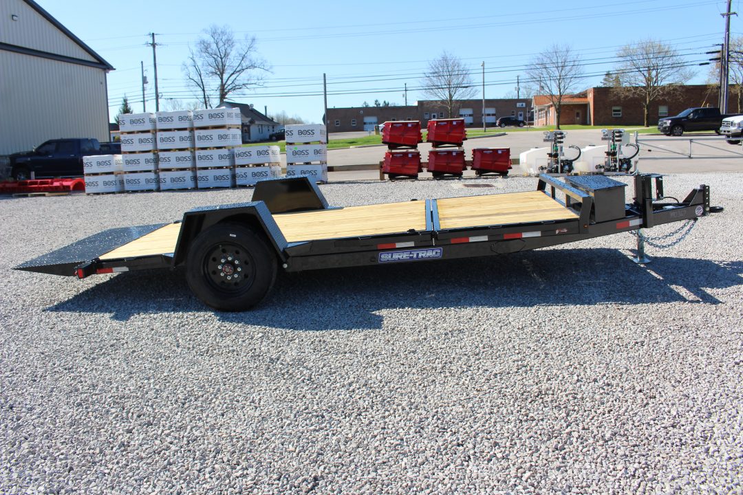 New 2026 Sure-Trac 6' 6" x 12+4' Gravity Tilt Trailer - 10000# GVW