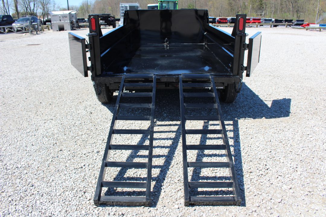 New 2026 Sure-Trac 6' x 10' Dump Trailer - Telescopic - Steel Ramps - 9900#GVW