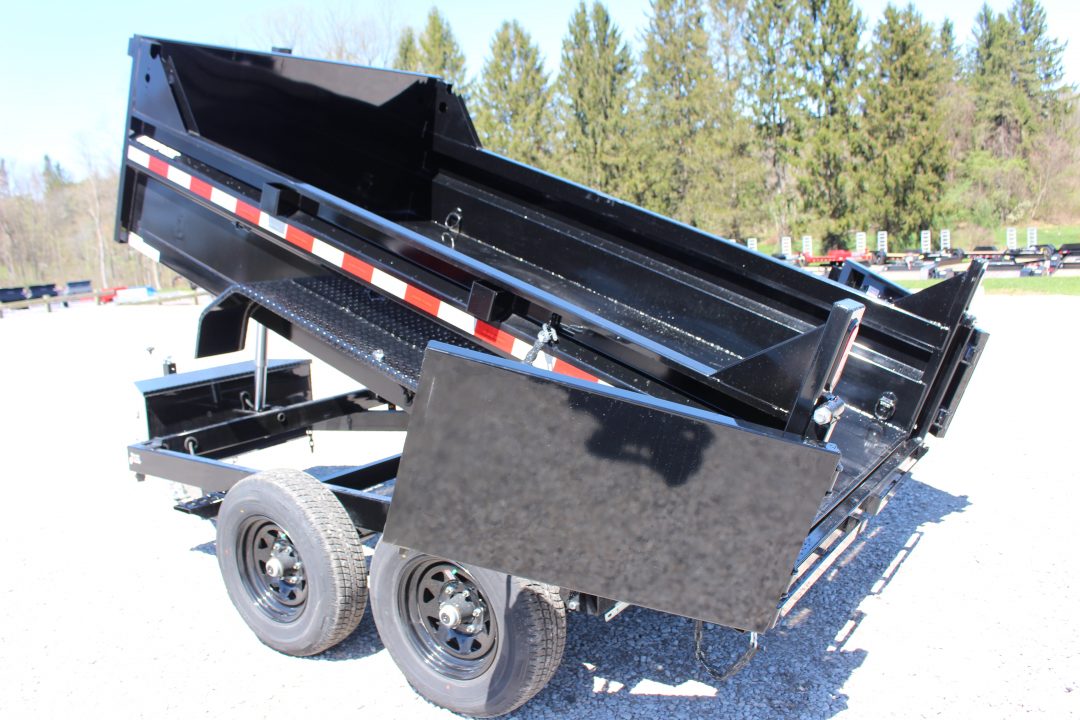 New 2026 Sure-Trac 6' x 10' Dump Trailer - Telescopic - Steel Ramps - 9900#GVW