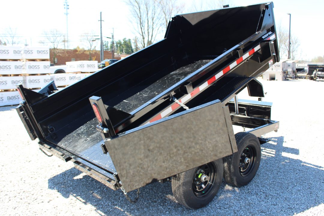 New 2026 Sure-Trac 6' x 10' Dump Trailer - Telescopic - Steel Ramps - 9900#GVW