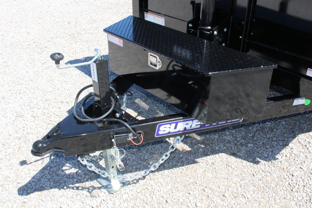 New 2026 Sure-Trac 6' x 10' Dump Trailer - Telescopic - Steel Ramps - 9900#GVW