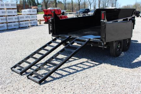 New 2026 Sure-Trac 6' x 10' Dump Trailer - Telescopic - Steel Ramps - 9900#GVW