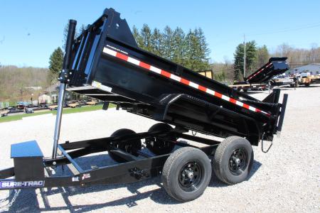 New 2026 Sure-Trac 6' x 10' Dump Trailer - Telescopic - Steel Ramps - 9900#GVW