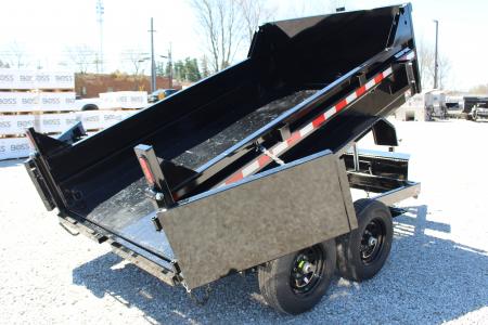 New 2026 Sure-Trac 6' x 10' Dump Trailer - Telescopic - Steel Ramps - 9900#GVW