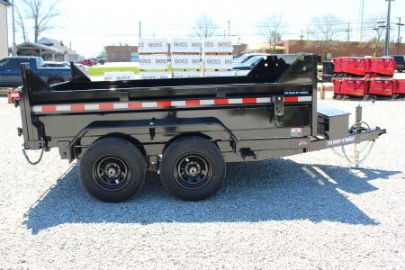 New 2026 Sure-Trac 6' x 10' Dump Trailer - Telescopic - Steel Ramps - 9900#GVW