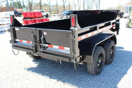 New 2026 Sure-Trac 6' x 10' Dump Trailer - Telescopic - Steel Ramps - 9900#GVW