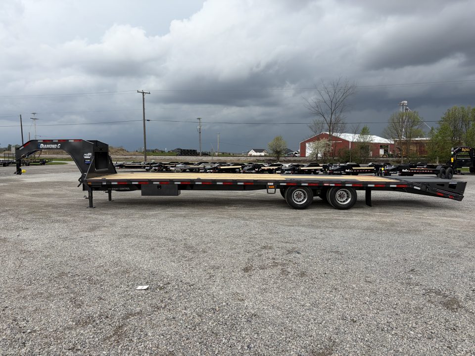 New 2026 Diamond C Trailers FMAX212L35X102MR (30' + 5' X 102") 25.9K Max Ramp Flatbed Trailer