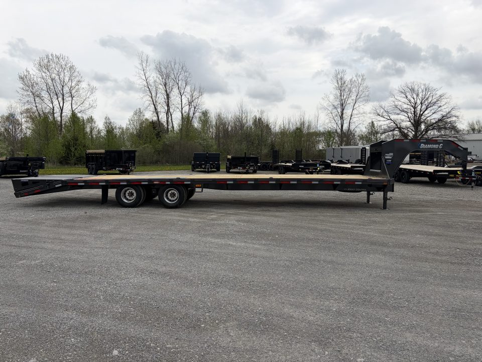 New 2026 Diamond C Trailers FMAX212L35X102MR (30' + 5' X 102") 25.9K Max Ramp Flatbed Trailer