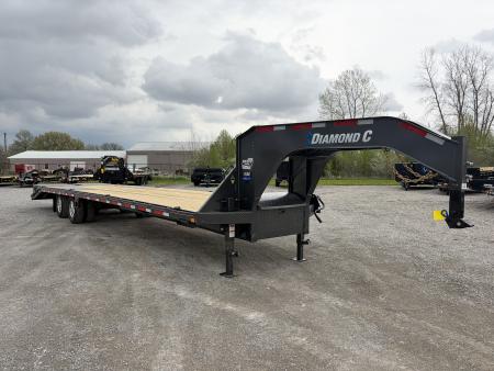 New 2026 Diamond C Trailers FMAX212L35X102MR (30' + 5' X 102") 25.9K Max Ramp Flatbed Trailer