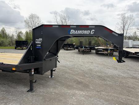 New 2026 Diamond C Trailers FMAX212L35X102MR (30' + 5' X 102") 25.9K Max Ramp Flatbed Trailer