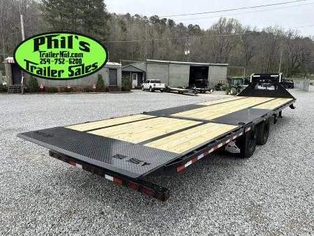 New 2026 Iron Bull 32' TANDEM DUAL GOOSENECK TRAILER 9' HYDRAULIC DOVE GOOSENECK Deckover Trailer