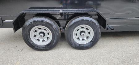 New 7 x 16 Sure-Trac Low-Pro Telescopic Dump Trailer 4ft Side 14k w/Hydraulic Jack