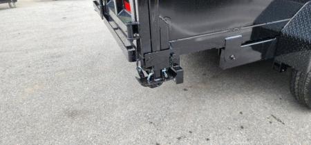 New 7 x 16 Sure-Trac Low-Pro Telescopic Dump Trailer 4ft Side 14k w/Hydraulic Jack