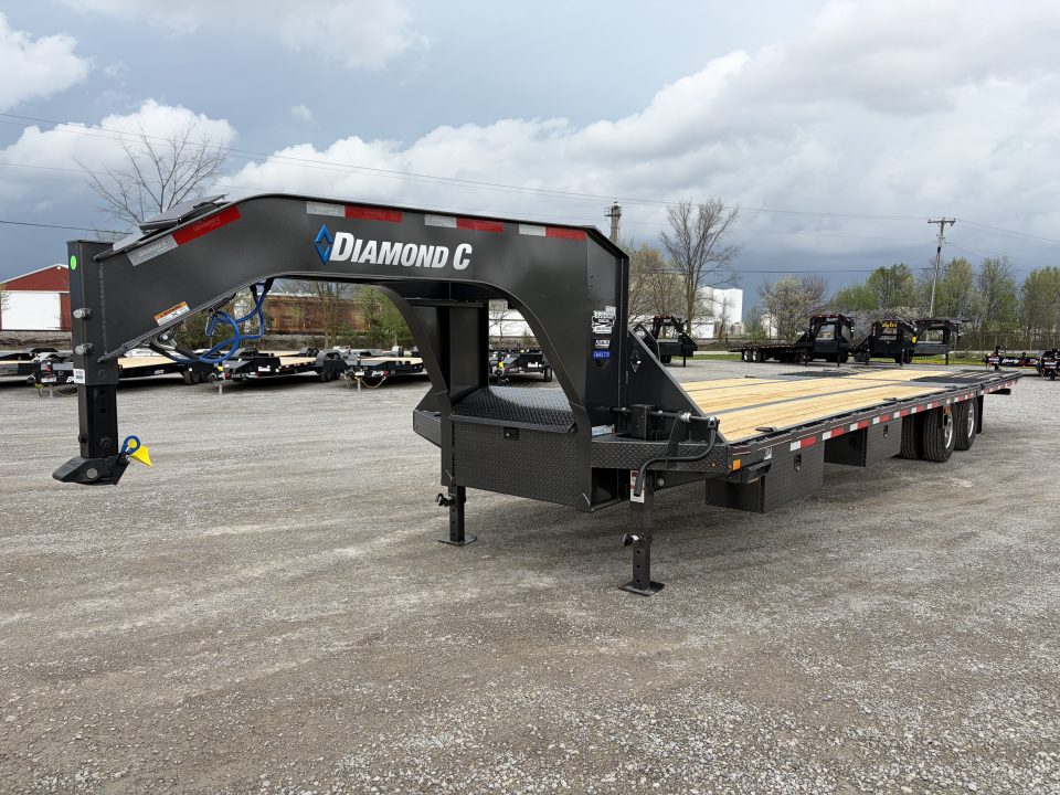 New 2026 Diamond C Trailers FMAX210L35X102HDT (102" x 35') 25K Hydraulic Dovetail Flatbed Trailer