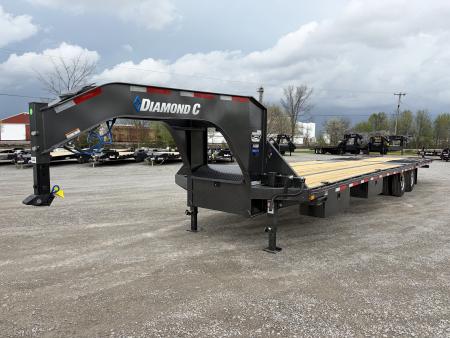 New 2026 Diamond C Trailers FMAX210L35X102HDT (102  x 35') 25K Hydraulic Dovetail Flatbed Trailer