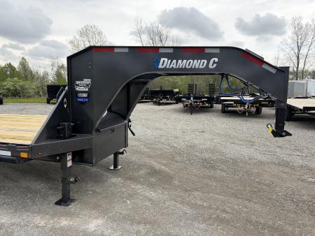 New 2026 Diamond C Trailers FMAX210L35X102HDT (102" x 35') 25K Hydraulic Dovetail Flatbed Trailer