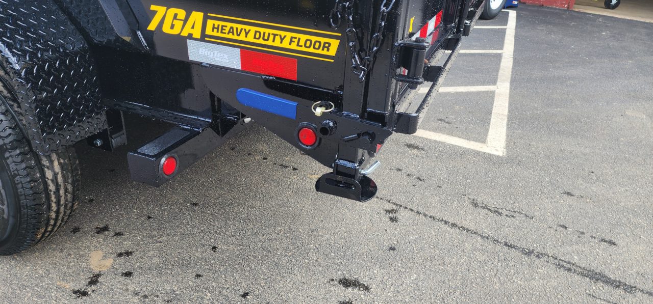 New 7 x 16 Big Tex Low Pro 14TD 4' High Sides Telescopic Dump Trailer 15.4K****7 Gauge Floor