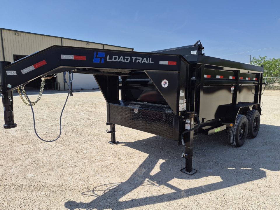 New 2025 Load Trail 12' 14K Gooseneck Dump w/ 48" Sides