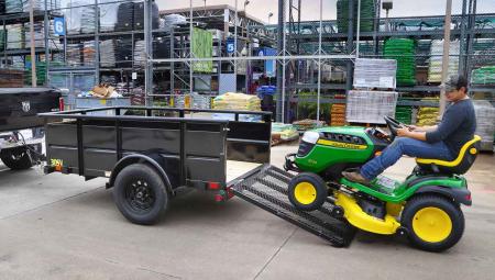 New 5 x 8 Big Tex 24" Steel Sides Utility 3k