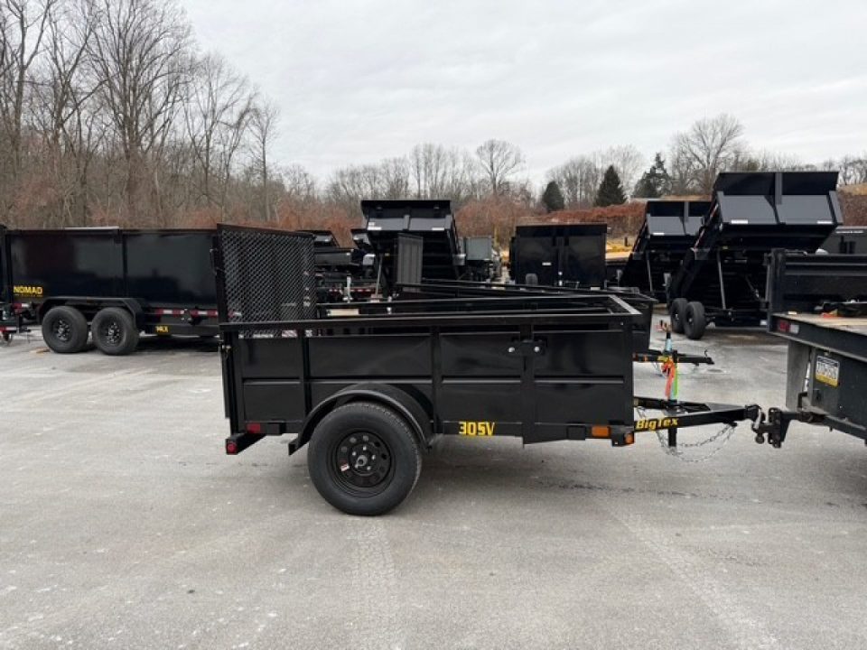 New 5 x 8 Big Tex 24" Steel Sides Utility 3k
