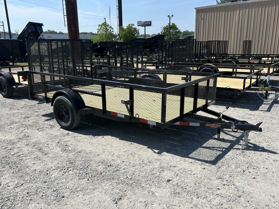 New 2026 Down 2 Earth Trailers 76X12 Utility Trailer with 24" Expanded Metal Sides