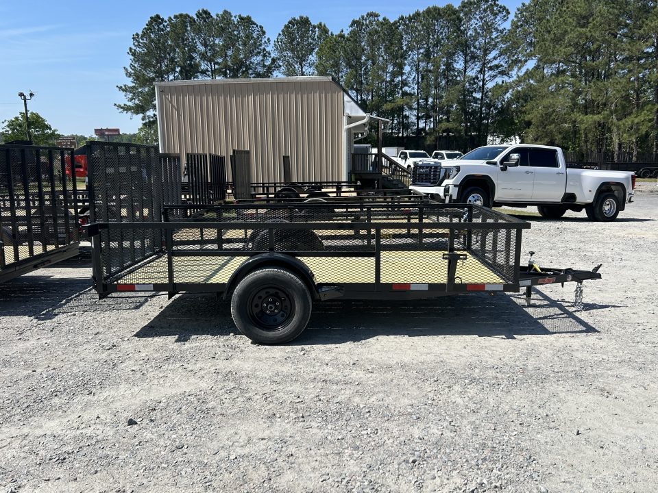 New 2026 Down 2 Earth Trailers 76X12 Utility Trailer with 24" Expanded Metal Sides