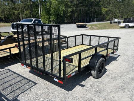 New 2026 Down 2 Earth Trailers 76X12 Utility Trailer with 24" Expanded Metal Sides