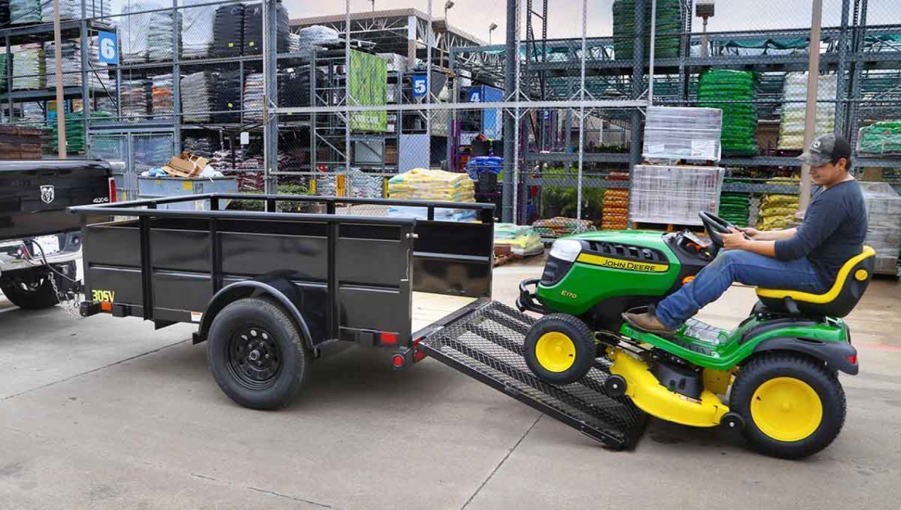 New 5 x 8 Big Tex 24" Steel Sides Utility 3k