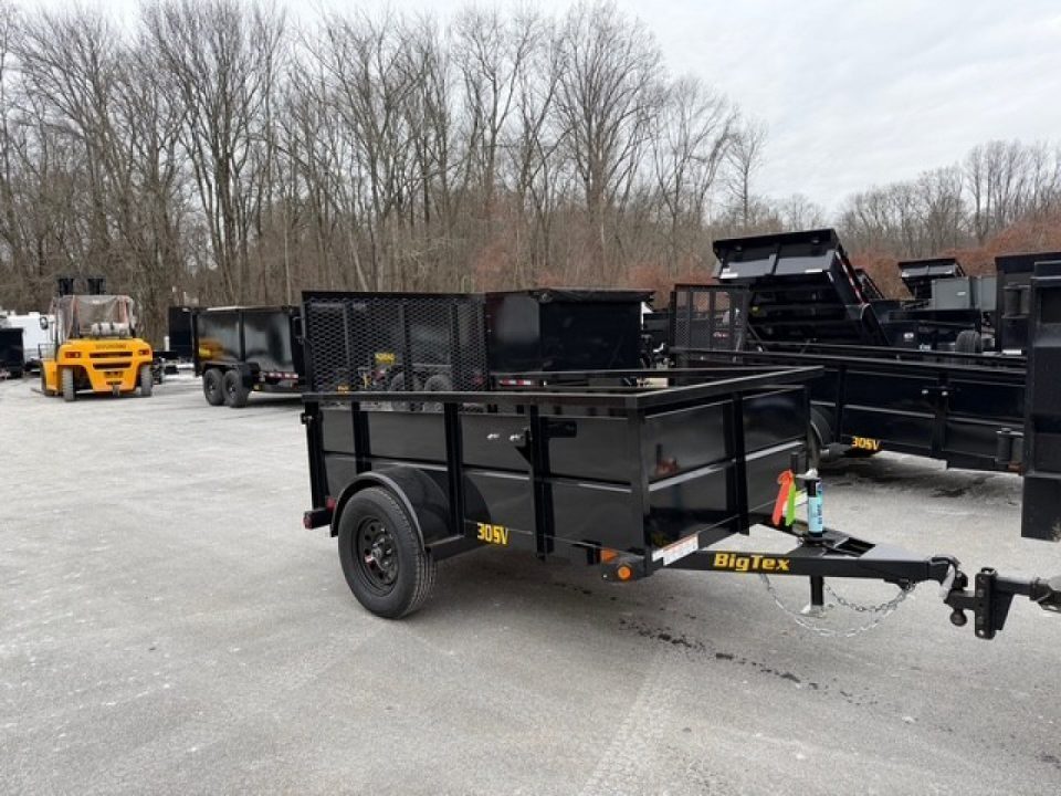 New 5 x 8 Big Tex 24" Steel Sides Utility 3k