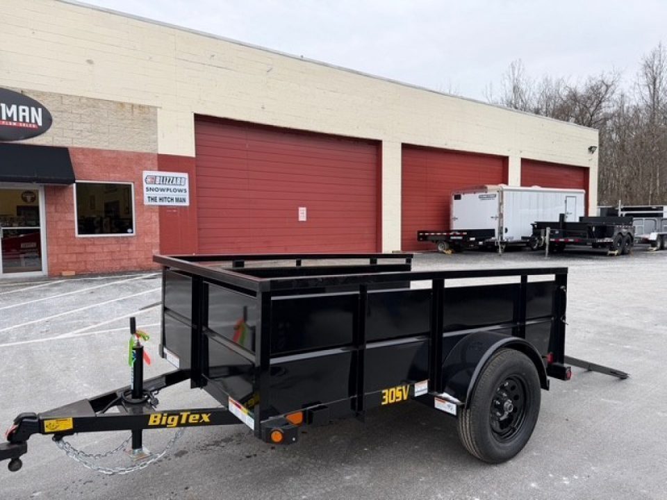 New 5 x 8 Big Tex 24" Steel Sides Utility 3k