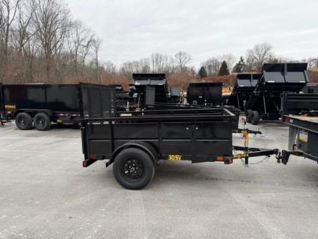 New 5 x 8 Big Tex 24" Steel Sides Utility 3k