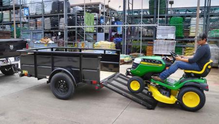 New 5 x 8 Big Tex 24" Steel Sides Utility 3k