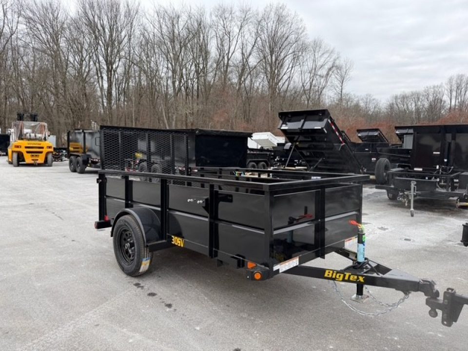 New 5 x 10 Big Tex 24" Steel Sides Utility 3k