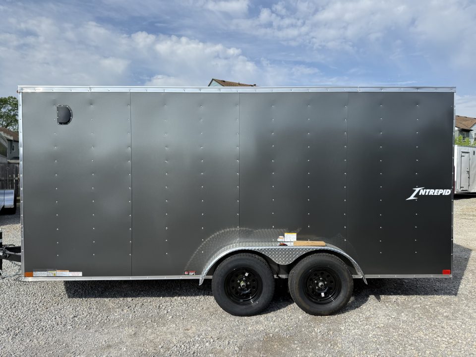 New 2026 Homesteader Trailer 7X16X6'6" Intrepid Ramp Door Package W/ Polycor Exterior Cargo / Enclosed Trailer