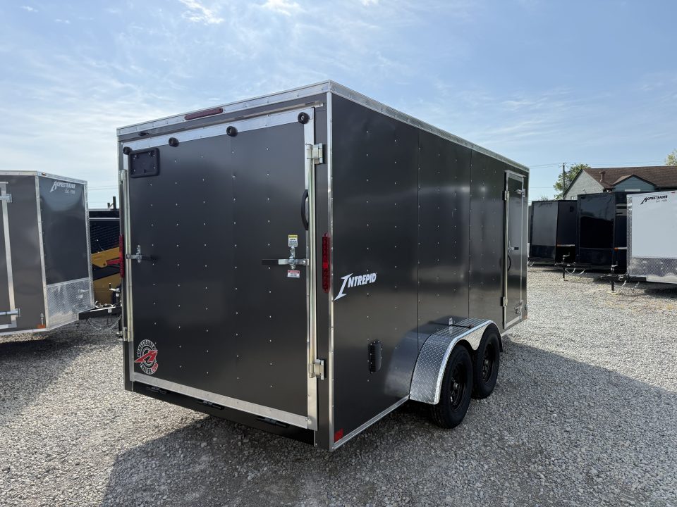 New 2026 Homesteader Trailer 7X16X6'6" Intrepid Ramp Door Package W/ Polycor Exterior Cargo / Enclosed Trailer