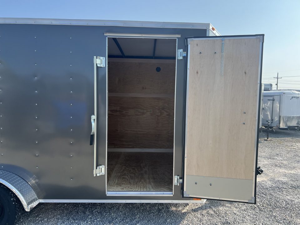 New 2026 Homesteader Trailer 7X16X6'6" Intrepid Ramp Door Package W/ Polycor Exterior Cargo / Enclosed Trailer